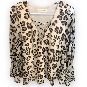 Cheetah Print Blouse 🐆🔥